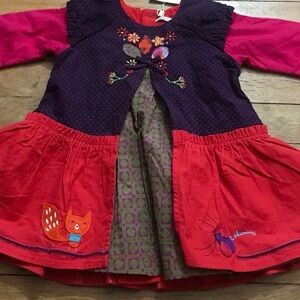 Catimini lined Dress. 3 months